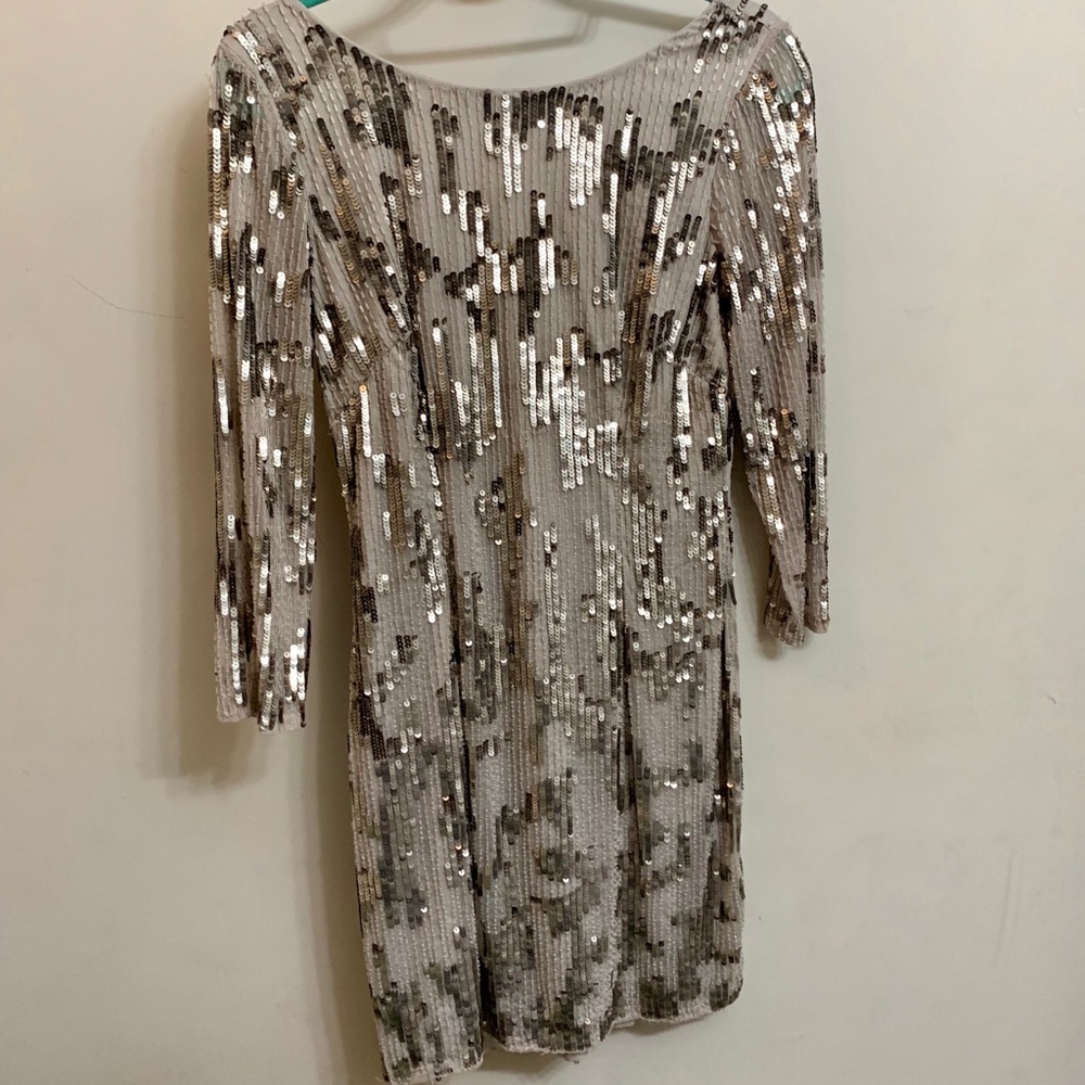 Adrianna Papell Long Sleeve Knee-Length Dresse